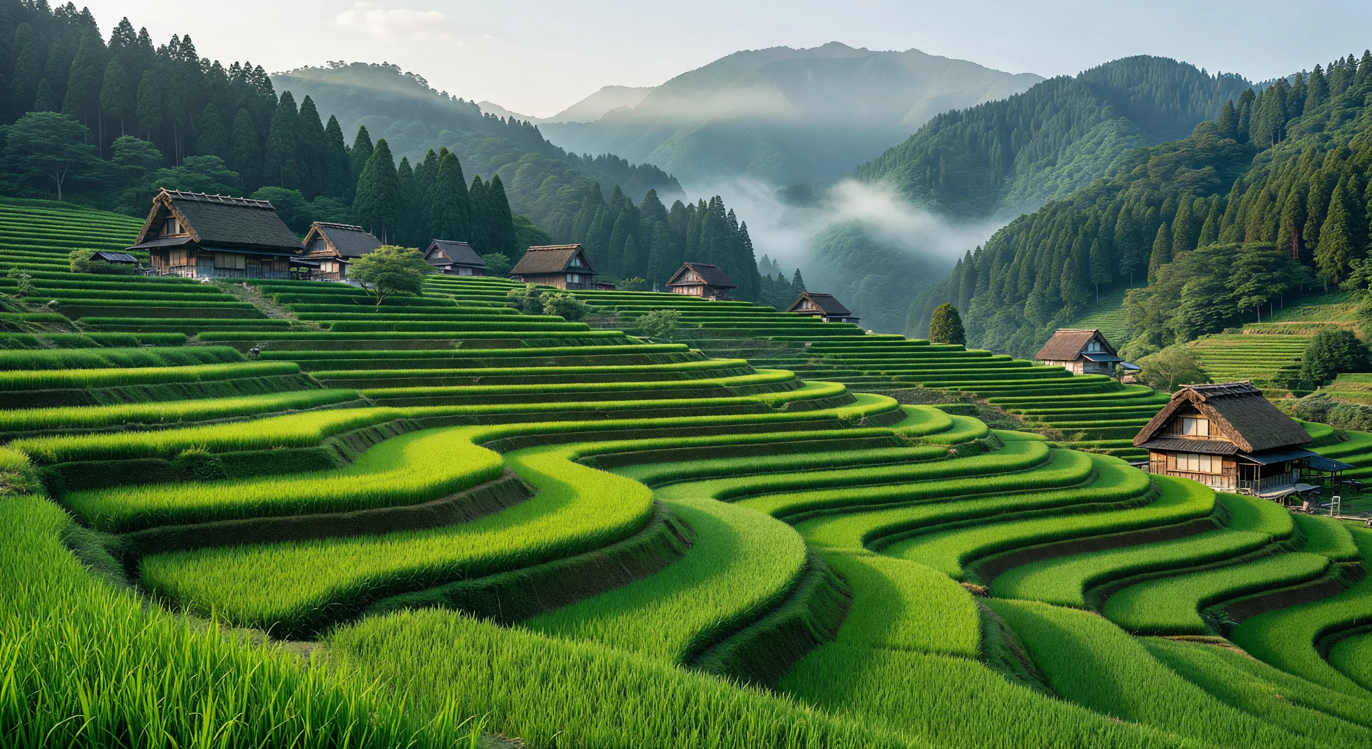Rice terraces Kumano
