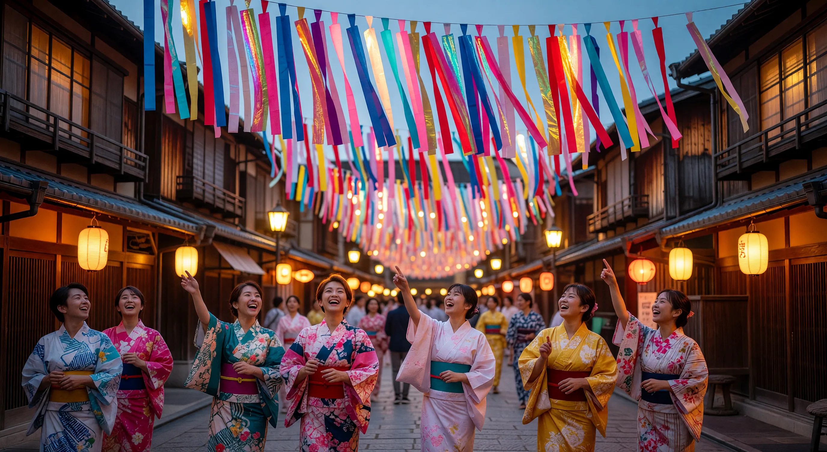 Tanabata festival street